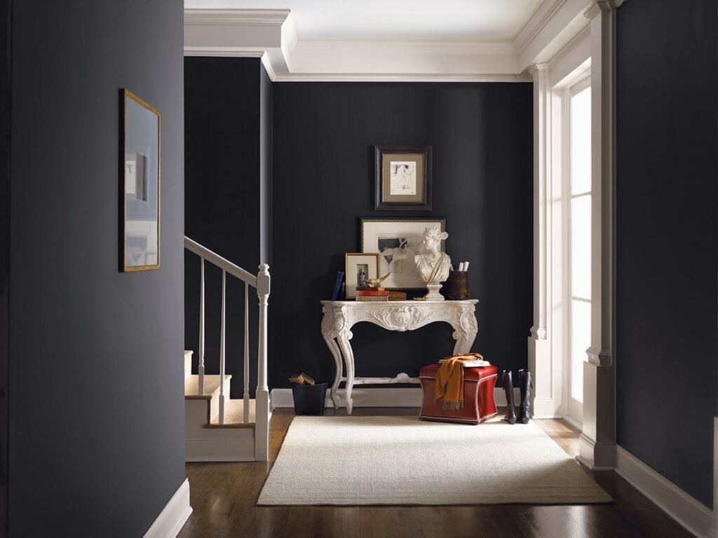 Sherwin Williams Color of the year 2024 - Sherwin Williams Paint Colors for Your Walls popular in 2024 Tricorn-Black-(SW 6258)-2024-color-trend